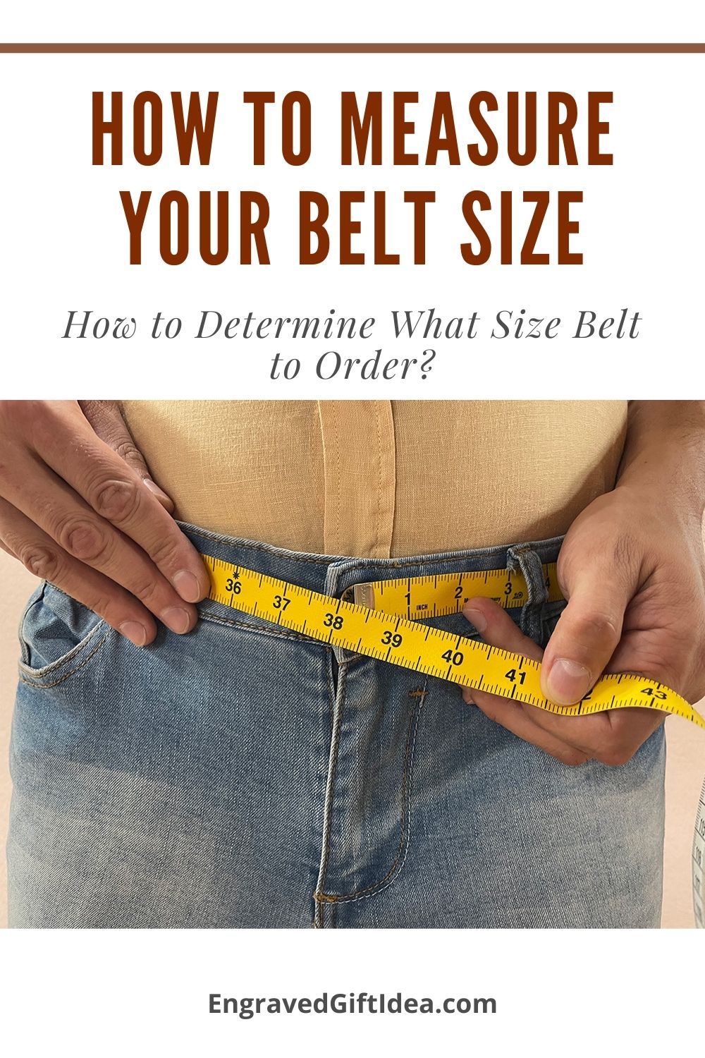 How to Measure Your Belt Size