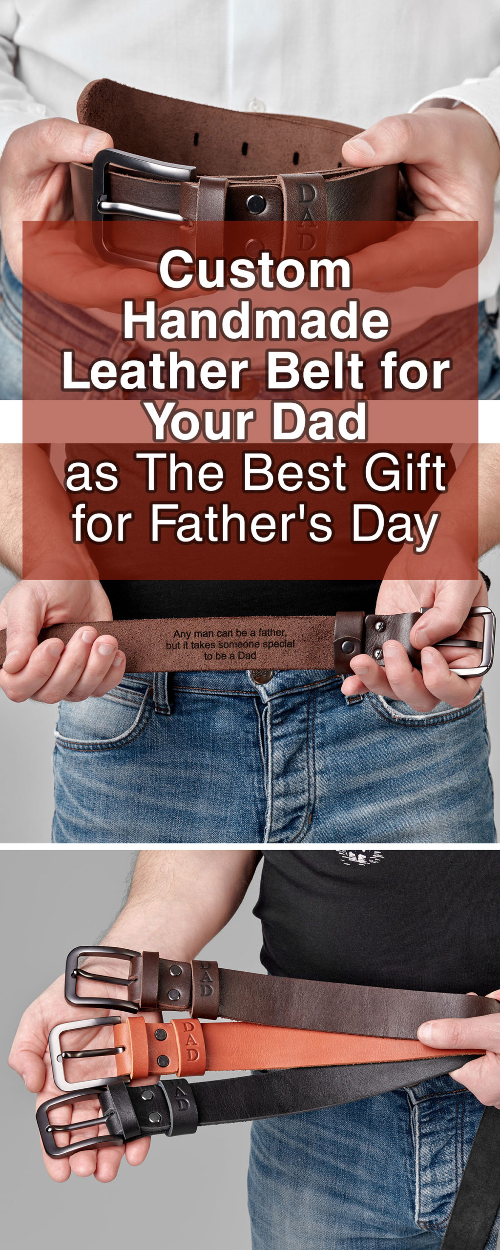 fathers day gift custom belt